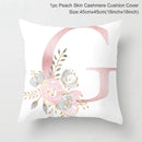 Custom Pink Letter Decorative Cushion Cover Wedding Party Decoration Wedding Decorative Pillow Party Supplies Wedding Ornaments