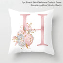 Custom Pink Letter Decorative Cushion Cover Wedding Party Decoration Wedding Decorative Pillow Party Supplies Wedding Ornaments