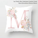 Custom Pink Letter Decorative Cushion Cover Wedding Party Decoration Wedding Decorative Pillow Party Supplies Wedding Ornaments