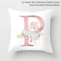 Custom Pink Letter Decorative Cushion Cover Wedding Party Decoration Wedding Decorative Pillow Party Supplies Wedding Ornaments