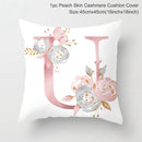 Custom Pink Letter Decorative Cushion Cover Wedding Party Decoration Wedding Decorative Pillow Party Supplies Wedding Ornaments