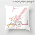 Custom Pink Letter Decorative Cushion Cover Wedding Party Decoration Wedding Decorative Pillow Party Supplies Wedding Ornaments