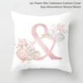 Custom Pink Letter Decorative Cushion Cover Wedding Party Decoration Wedding Decorative Pillow Party Supplies Wedding Ornaments