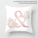 Custom Pink Letter Decorative Cushion Cover Wedding Party Decoration Wedding Decorative Pillow Party Supplies Wedding Ornaments