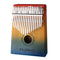 17 Keys Bull Kalimba Thumb Piano Mahogany Body Musical Instrument best quality and price