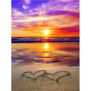 5D DIY Diamond Painting Landscape Coastal Sunset Rhinestone Picture Full Square/Round Diamond Embroidery Mosaic Decoration Gift