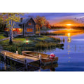 5D DIY Diamond Painting Landscape Coastal Sunset Rhinestone Picture Full Square/Round Diamond Embroidery Mosaic Decoration Gift