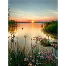 5D DIY Diamond Painting Landscape Coastal Sunset Rhinestone Picture Full Square/Round Diamond Embroidery Mosaic Decoration Gift