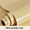 Waterproof Wood Vinyl Wallpaper Roll Self Adhesive Decor Contact Paper Doors Cabinet Desktop Modern Furniture Decorative Sticker