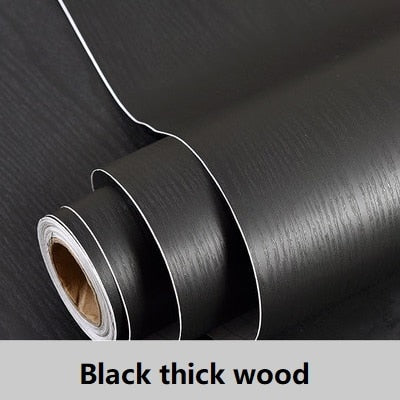 Waterproof Wood Vinyl Wallpaper Roll Self Adhesive Decor Contact Paper Doors Cabinet Desktop Modern Furniture Decorative Sticker