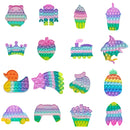 Fidget Toys Funny Simple Dimple Anti Stress Reliever Stretchy Push Bubble Sensory For Adult Kids Antistress Giant Squishy Popite