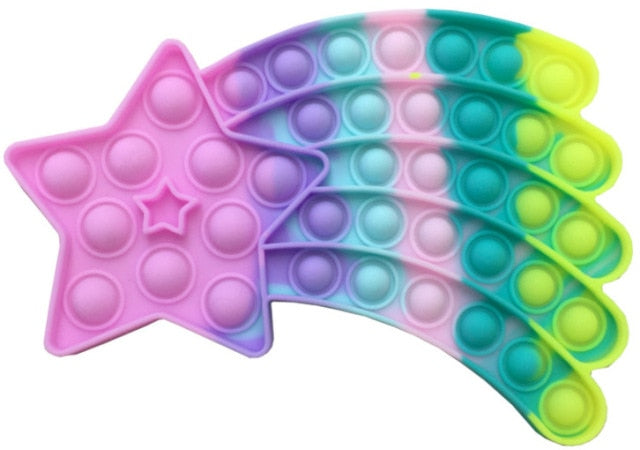 Fidget Toys Funny Simple Dimple Anti Stress Reliever Stretchy Push Bubble Sensory For Adult Kids Antistress Giant Squishy Popite