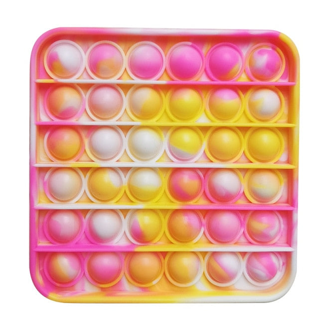 Fidget Toys Funny Simple Dimple Anti Stress Reliever Stretchy Push Bubble Sensory For Adult Kids Antistress Giant Squishy Popite