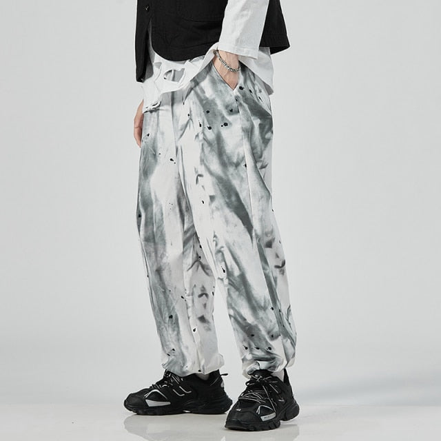2021 Men's Harem Pants New Fashion Jogger Sweatpants Korean Man Loose Oversized Trousers Funny Streetwear Male Casual Pants 5XL