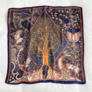 Silk Square Scarf Women Satin Bandana Print Bag Scarves Head Band Fashion Lady Hair Shawl and Wrap Female Neckerchief Hijab 2021