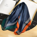 Silk Square Scarf Women Satin Bandana Print Bag Scarves Head Band Fashion Lady Hair Shawl and Wrap Female Neckerchief Hijab 2021