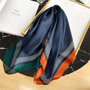 Silk Square Scarf Women Satin Bandana Print Bag Scarves Head Band Fashion Lady Hair Shawl and Wrap Female Neckerchief Hijab 2021