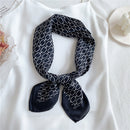 Silk Square Scarf Women Satin Bandana Print Bag Scarves Head Band Fashion Lady Hair Shawl and Wrap Female Neckerchief Hijab 2021