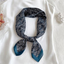 Silk Square Scarf Women Satin Bandana Print Bag Scarves Head Band Fashion Lady Hair Shawl and Wrap Female Neckerchief Hijab 2021