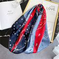 Silk Square Scarf Women Satin Bandana Print Bag Scarves Head Band Fashion Lady Hair Shawl and Wrap Female Neckerchief Hijab 2021