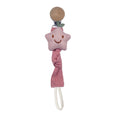 Baby Pacifier Clip Infant Newborn Cotton Wooden Pacifier Chain Nipple Soother Dummy Holder Eco-friendly Material