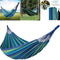 Portable hammock outdoor hammock garden Sports Home Travel Camping swing canvas stripe hammock thickened anti rollover chair