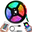 LED Strip Lights RGB 2835 Bluetooth Control USB Flexible Lamp 5V Tape Ribbon Diode For Festival Room Luces Computer TV Desk Luz