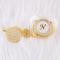0-12 Month Luxury 26 Initial Rhinestone Transparent Bling Baby Pacifier Chain Clip Chupete Sucette BPA Free Dummy Nipple Soother