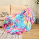 XC USHIO Super Soft Long Faux Fur Coral Fleece Blanket Warm Elegant Cozy With Fluffy Sherpa Throw Blanket Bed Sofa Blankets Gift
