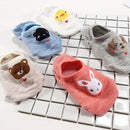 10 Piece=5 Pairs/lot Cute Animal Spring Women Socks Set Korean Style Funny Cat Dog Panda Low Cut Ankle Short Sox Happy Size34-40