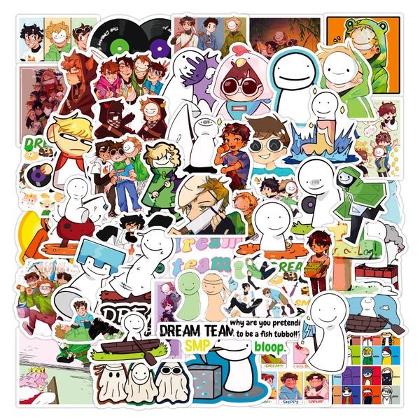 10/30/50PCS Anime Dream Smp Graffiti Stickers DIY Travel Luggage Guitar Fridge Laptop Waterproof Cartoon Sticker Decal for Kids