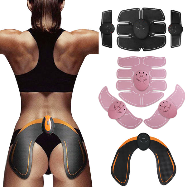 EMS Wireless Muscle Stimulator Unisex Abdominal Muscle Trainer Body Fitness Hip Trainer Shaping Patch Sliming Trainer Massager