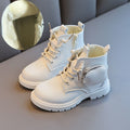 Girls Martin Boots 2021 Winter Autumn New Little Princess Single Boots British Style Fashion Children Pockets Short Boots