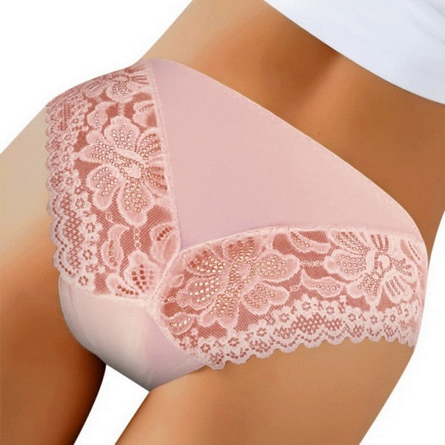 Sexy Women Bandage Hollow Out Lace Thong Panties Lingerie T back Lingerie Soft Comfortable Bowknot Underwear Gift