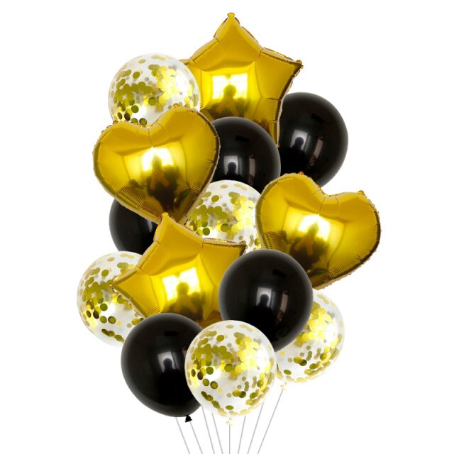 Rose Gold 12inch Latex 18inch Multi Confetti Balloons Birthday Party Helium Wedding Festival Baloon Boy Girl Baby Shower DIY