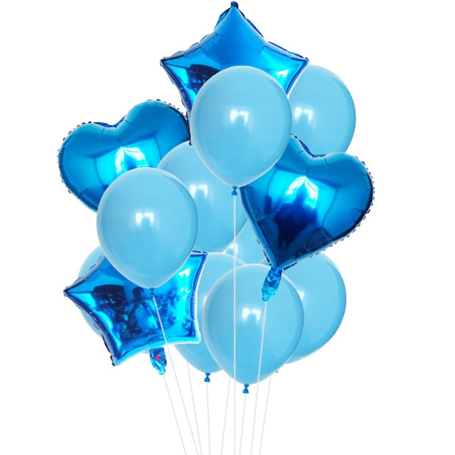 Rose Gold 12inch Latex 18inch Multi Confetti Balloons Birthday Party Helium Wedding Festival Baloon Boy Girl Baby Shower DIY