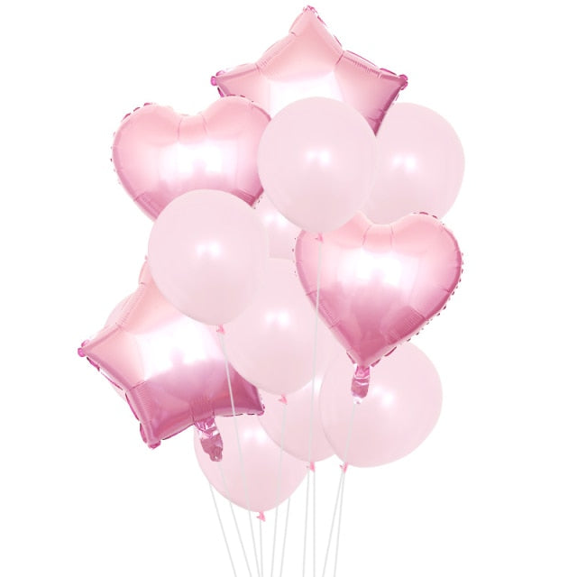 Rose Gold 12inch Latex 18inch Multi Confetti Balloons Birthday Party Helium Wedding Festival Baloon Boy Girl Baby Shower DIY