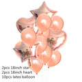 Rose Gold 12inch Latex 18inch Multi Confetti Balloons Birthday Party Helium Wedding Festival Baloon Boy Girl Baby Shower DIY