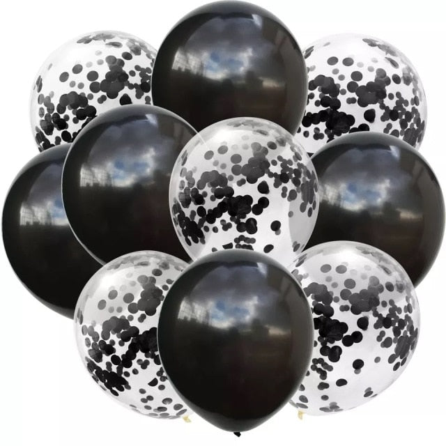 Rose Gold 12inch Latex 18inch Multi Confetti Balloons Birthday Party Helium Wedding Festival Baloon Boy Girl Baby Shower DIY