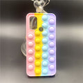 A11 A01 A50S Push Pop Bubble Fidget Toys Soft Case for Samsung A12 A10E A20E A30 A30S A02S A70 A50S Sensory Stress Reliver Coque