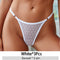 3Pcs/Lot Women Lace Mesh Briefs Sexy Transparent Underwear Low Waist Panties Lady Thongs M-2XL Girls Intimates Lingerie G-String