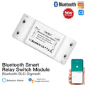 Mouehouse DIY Bluetooth Wi-Fi Smart Light Switch  Timer Smart Life APP Wireless Remote Control Works with Alexa Google Home