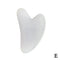2pcs/Set Kamien Gua Sha Stone For Face Massage Rose Quartz Jade Stone Face Massage Roller Gua Sha Scraper Board Face