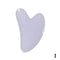 2pcs/Set Kamien Gua Sha Stone For Face Massage Rose Quartz Jade Stone Face Massage Roller Gua Sha Scraper Board Face