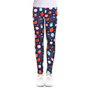 Girls Leggings for Outdoor Travel Clothes Girls Pants Student Casual Wear Customizable Stylish Computer Printing For 4-13 Years