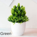 Artificial Plants Bonsai Small Tree Simulation Pot Plants Fake Flowers Table Potted Ornaments Home Decoration Hotel Garden Decor