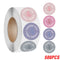 100-500pcs Thank You Sticker Envelope Seal Scrapbook Sticker Pink Heart Cute Round Sticker Stationery Label Stickers