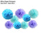 Little Mermaid Party Balloons 32inch Number Foil Balloon Kids Birthday Party Decoration Supplies Baby Shower Decor Helium Globos