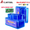 Super Mini ELM327 V1.5 PIC18F25K80 Chip OBD2 Diagnostic Scanner Elm 327 Bluetooth-Compatible/Wifi V2.1 OBDII Adapter Tools