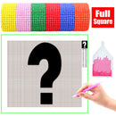 HOMFUN Mystery Diamond Painting Photo Custom 5D DIY Mysterious Picture of Rhinestones Diamond Embroidery 3D Cross Stitch Gift